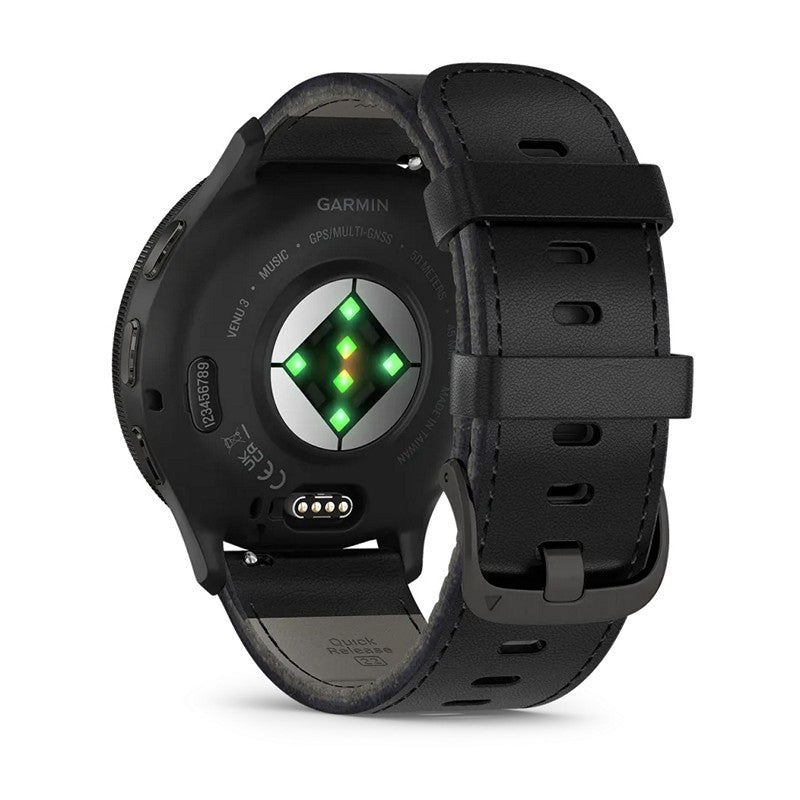 Garmin Venu 3 sort urkrans i stål 010-02784-52