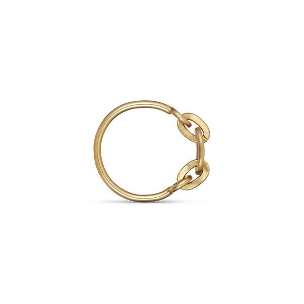3 Jane Kønig - ROW Chain ring i forgyldt