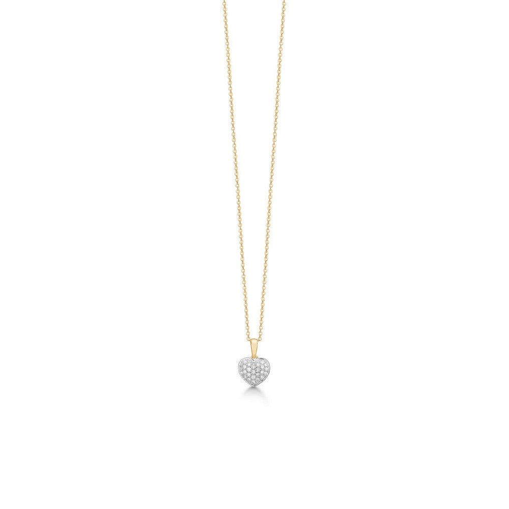 Aagaard Herz-Anhänger aus 14kt Gold mit Kette 06333168-45