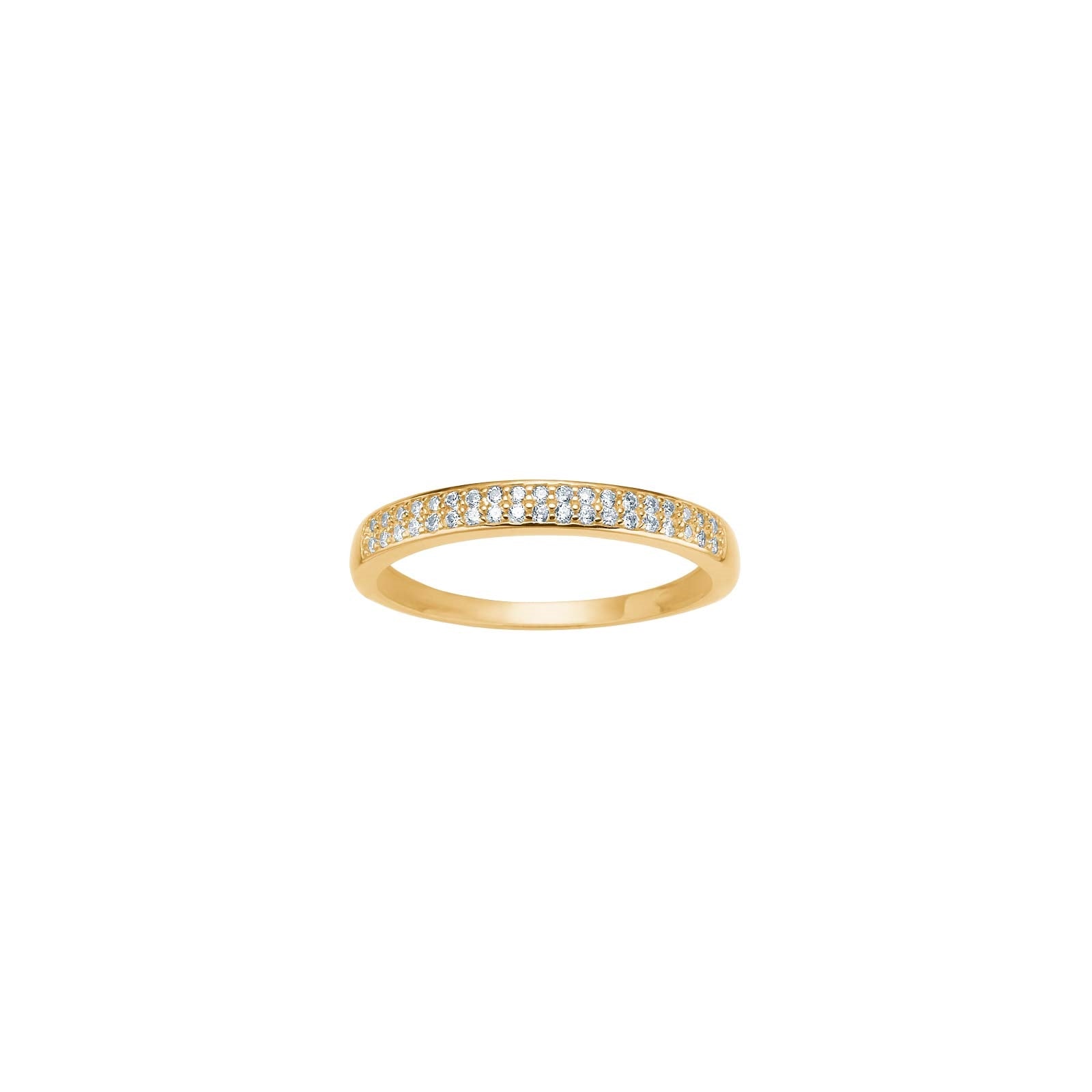 8kt guld ring med zirkonia af Siersbøl 10428770300