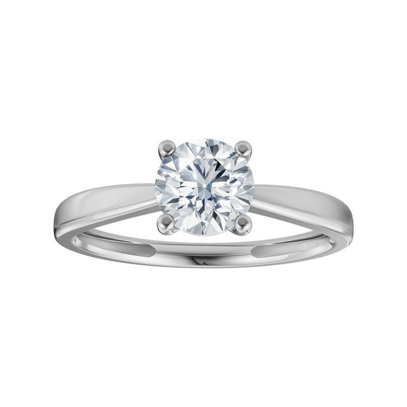 LUXURY Ring i 14 kt hvidguld med lab-grown diamant 0,25-1,0 ct