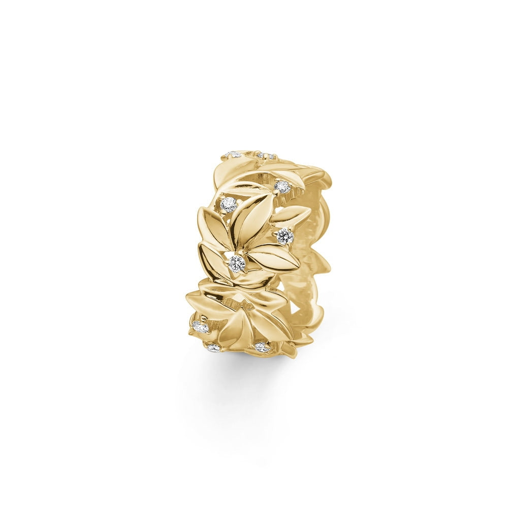 Mads Z - Olive Love ring 14kt guld m. diamanter på i alt 0,28ct. W.SI