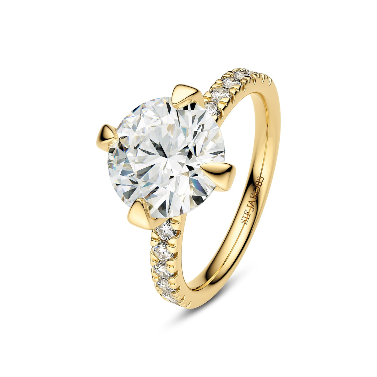 Sif Jakobs Venice Solitaire Altro diamantring 3,40 ct i 14 kt guld