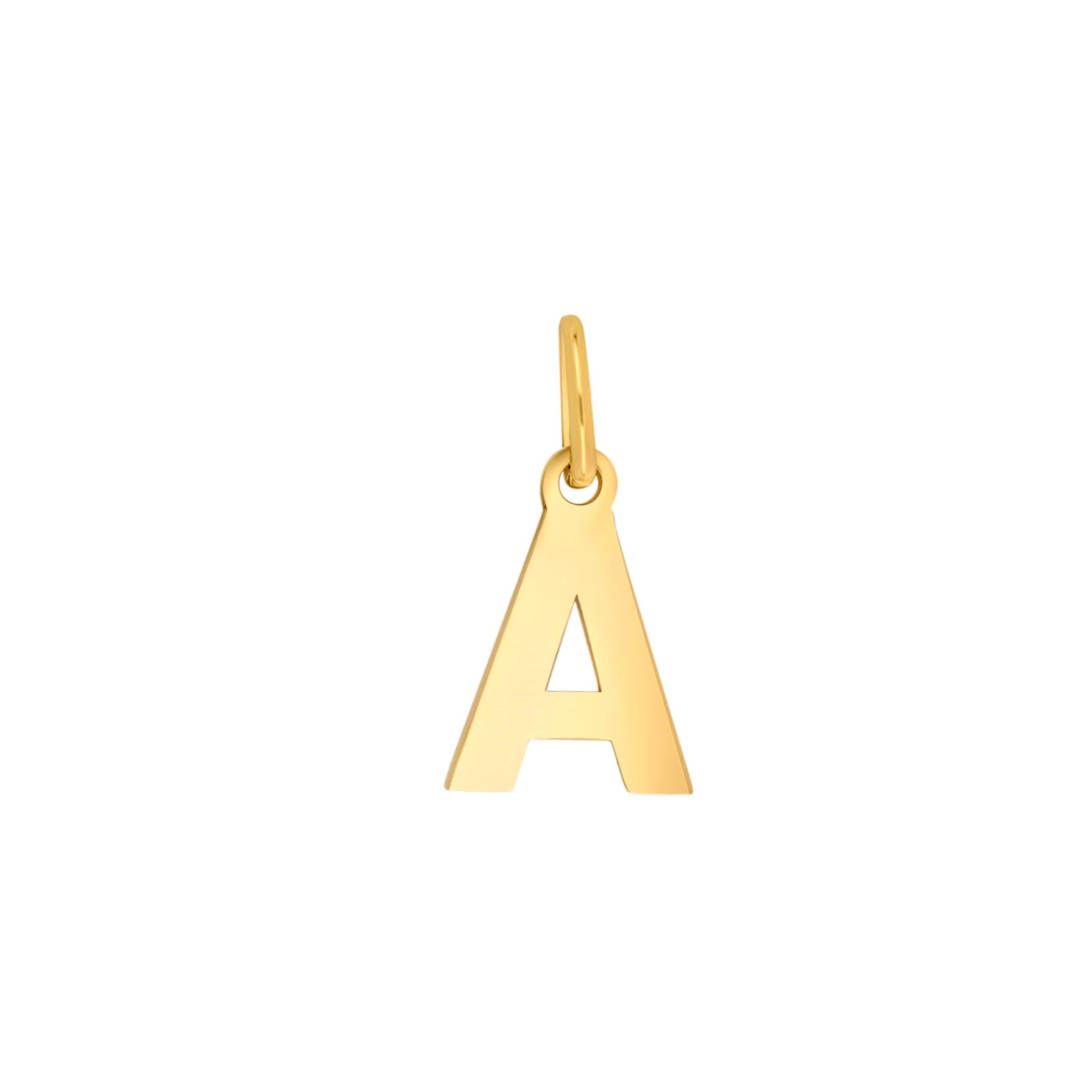 Siersbøl - Bogstav vedhæng i 14 kt. guld (A-Z) 9 mm