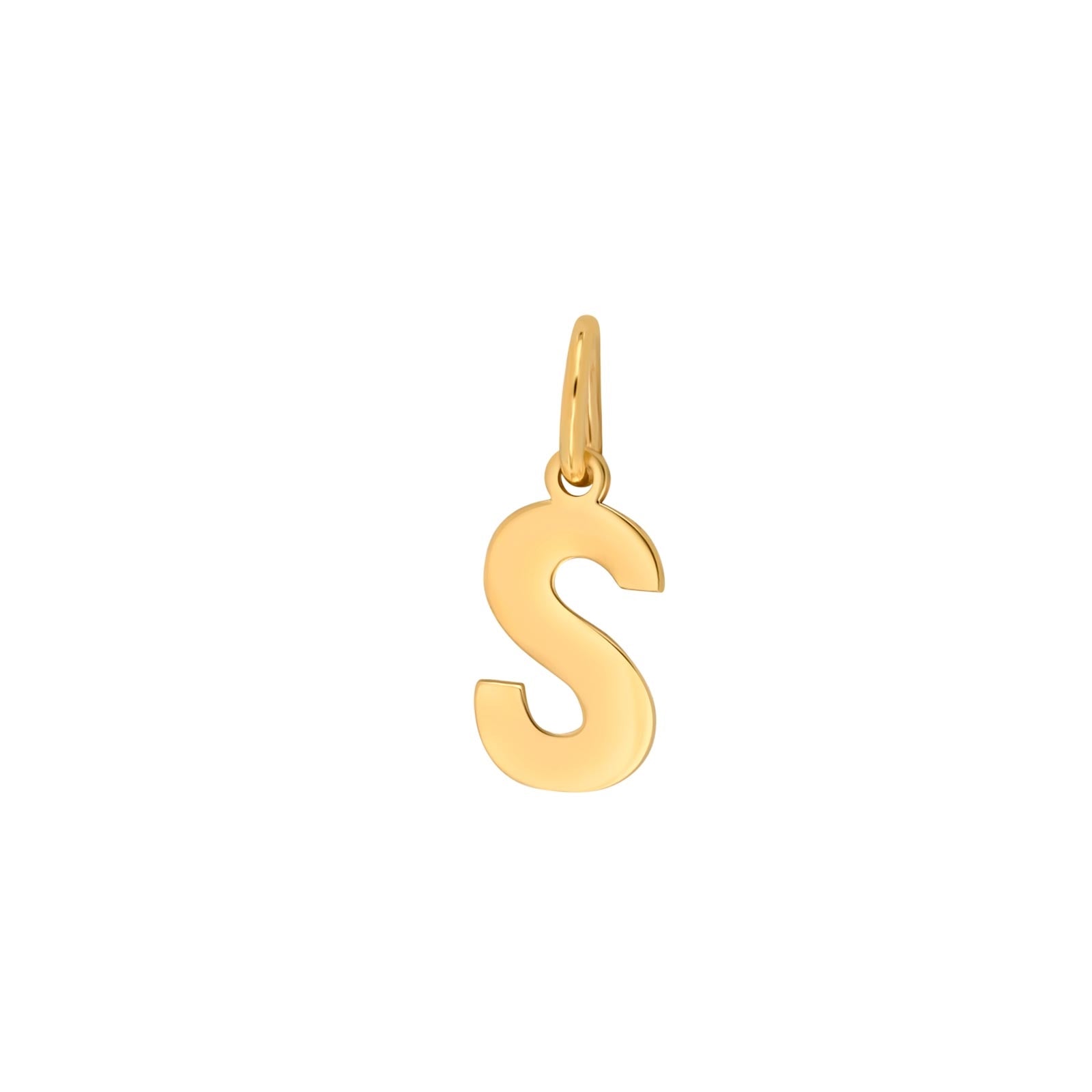 Siersbøl - Bogstav vedhæng i 14 kt. guld (A-Z) 9 mm