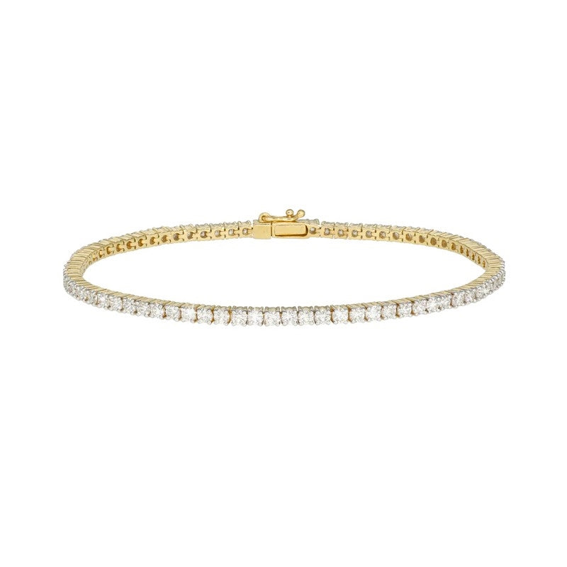 Aagaard - Tennisarmbånd i 14 kt guld m lab grown 2,89ct
