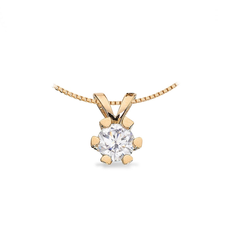 Vida vedhæng 14 kt. guld med brillant 0,03 - 0,50 ct.