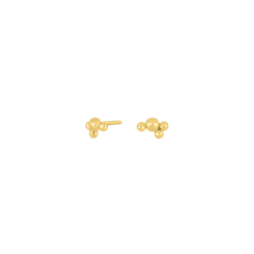 Nordahl Jewellery - HONEY52 4 ørestikker i forgyldt sølv
