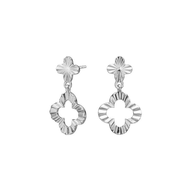 Nordahl Jewellery sølv ørehængere CLOVERA52