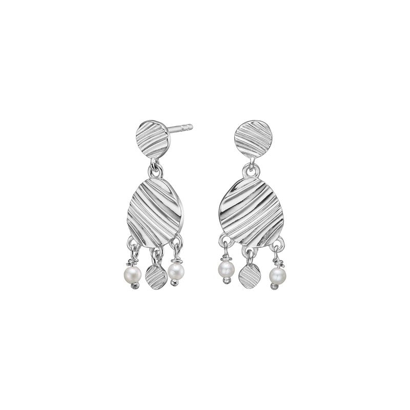 Nordahl Jewellery Øreringe i sølv RIPPLES52