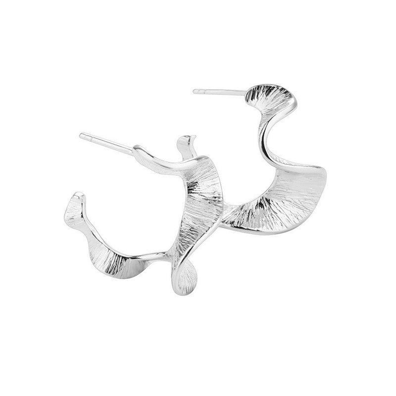 Aqua Dulce - Rhumba Medium Hoop i sterlingsølv