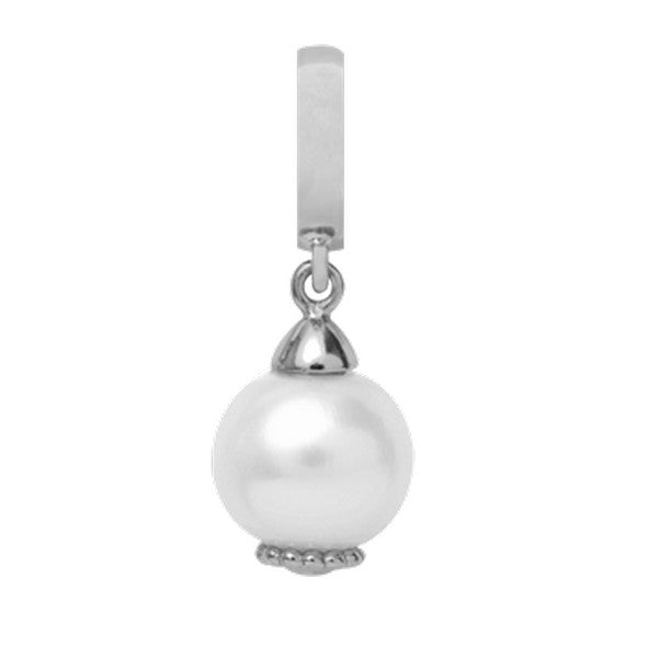 Christina Collect sølv charms - Hvid lille perle dream
