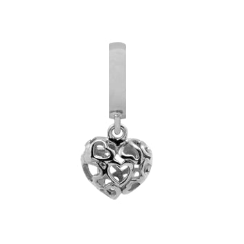Christina Collect sølv charms Heart beat Love 610-S25