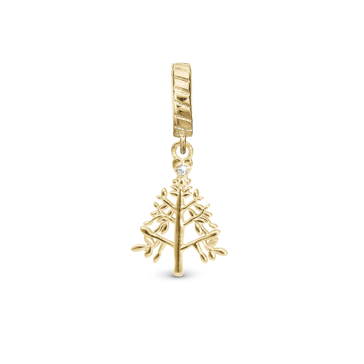 Christina Jewelry Christmas Tree hænger charm i forgyldt sølv