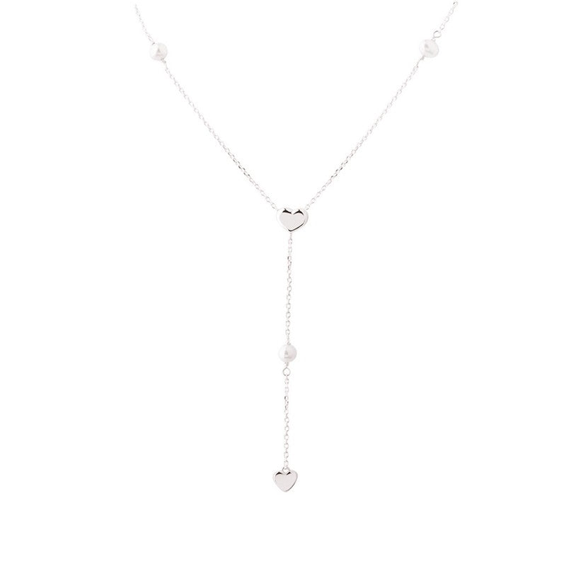 Aqua Dulce Karla Y-halskæde i 925 sterlingsølv