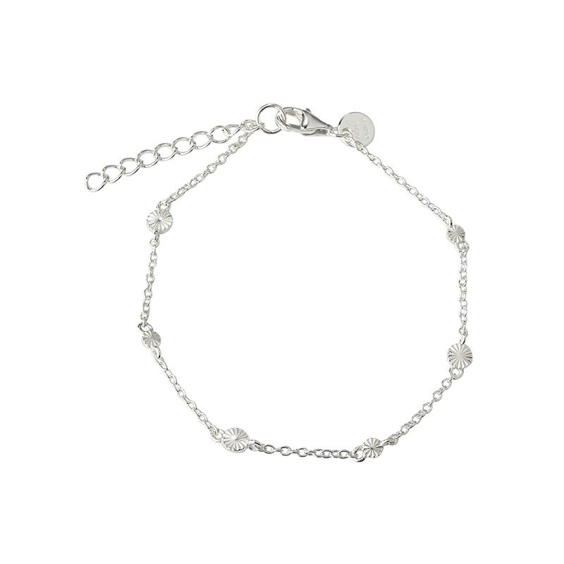 Aqua Dulce - Line Simple armbånd i sølv