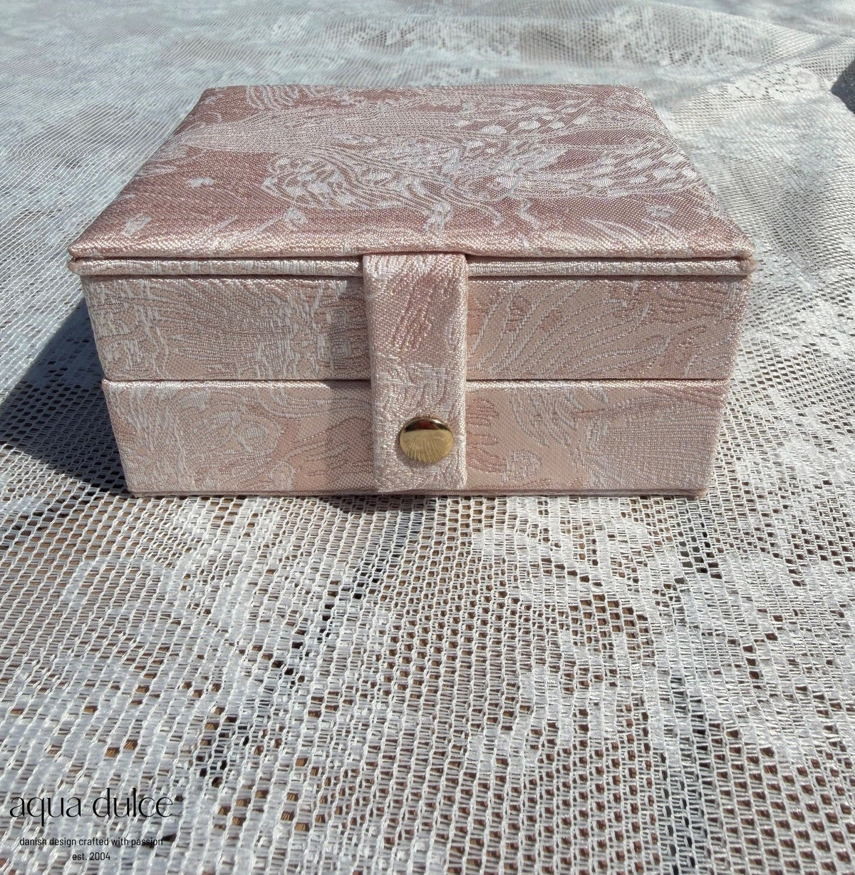 Aqua Dulce Jewellery Box Medium smykkeskrin i rosa, billede 4