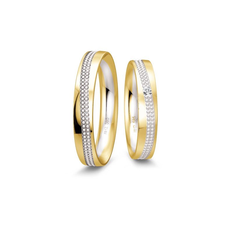 Breuning Renaissance tofarvet 1 diamant 0,04 ct