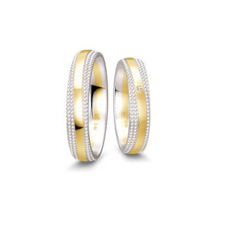 Breuning Renaissance tofarvet 1 diamant 0,01 ct