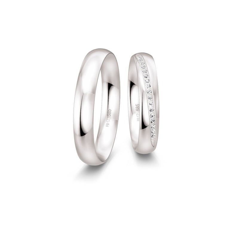Breuning Renaissance hvidguld 17 diamanter 0,094 ct