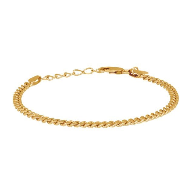 Nordahl Jewellery - PANZER52 armbånd forgyldt 3mm 80254835900