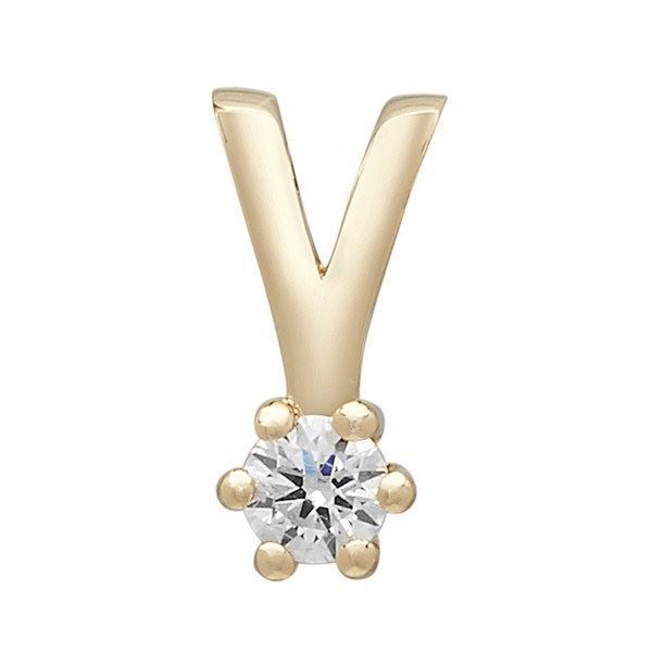 Afrodite - Diamantvedhæng i 14 kt. guld med 0,03 - 0,15 ct