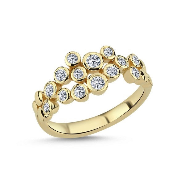 Bubbles 14 kt Guldring m. 0,38 ct. af NURAN A2211 038