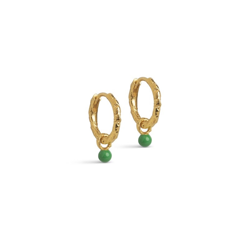 Enamel Grass Green forgyldt E245GM-grass