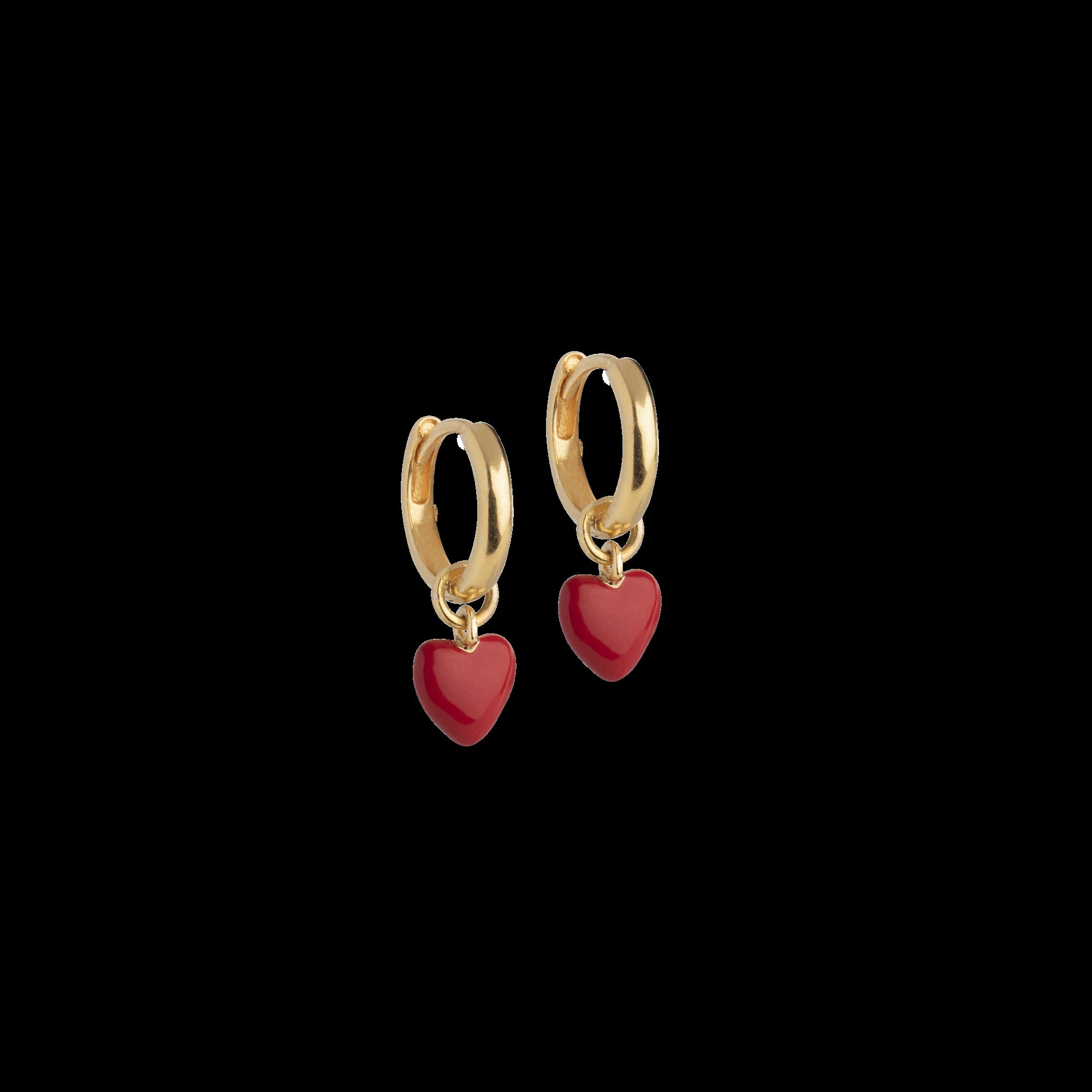 Røde Amore hoops fra ENAMEL Copenhagen