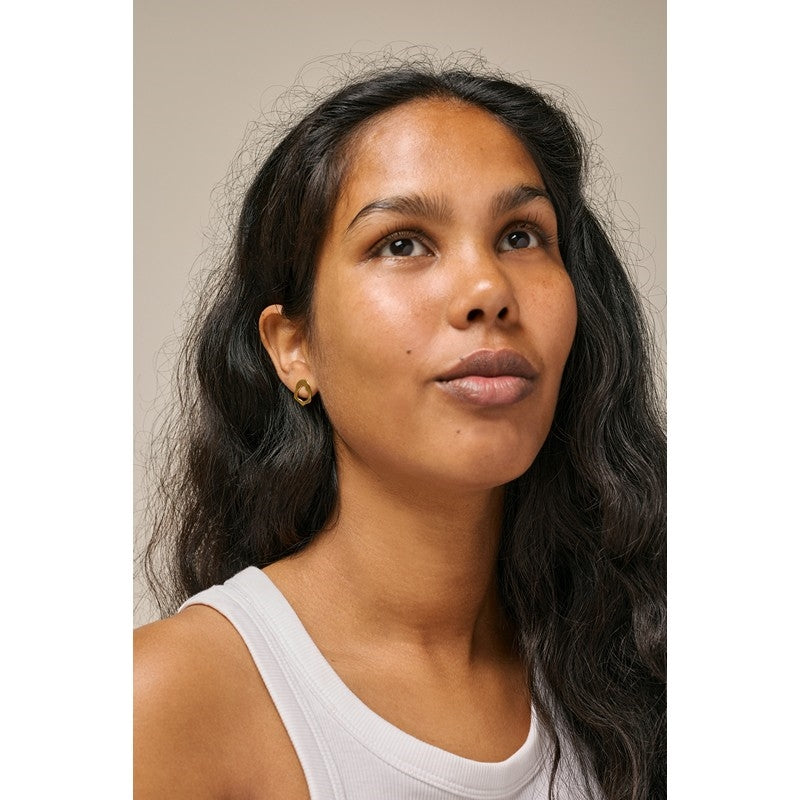 Daphne øreringe i forgyldt sølv fra Enamel E380G 2