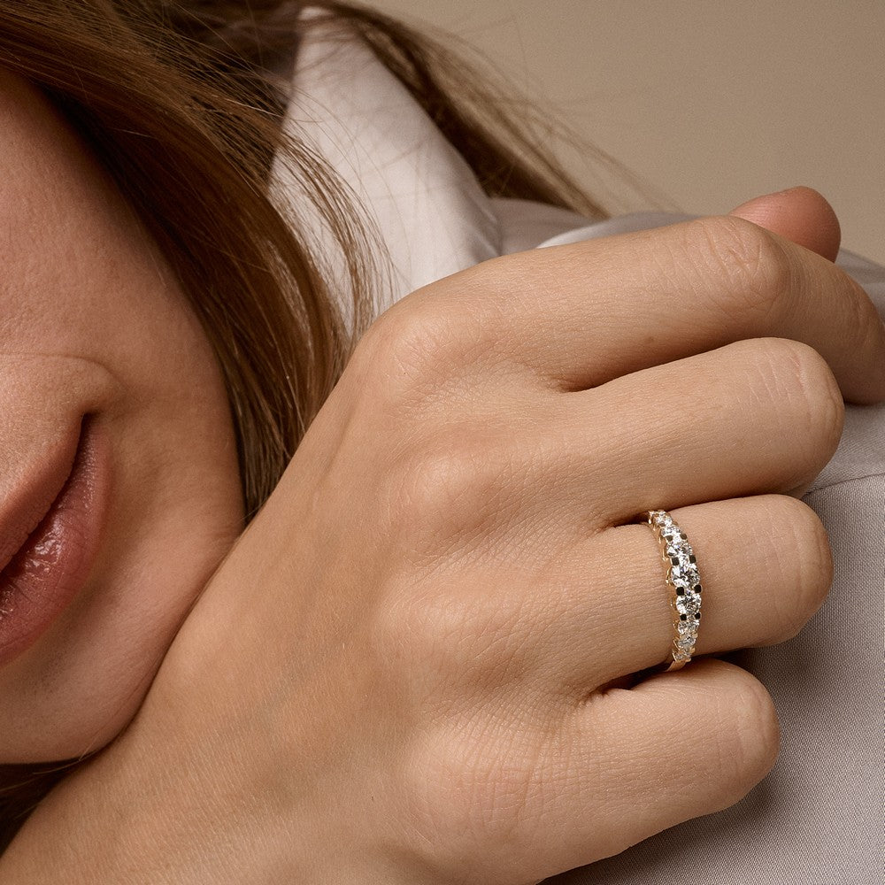 14 kt Empire diamantring i guld med 1,00ct.