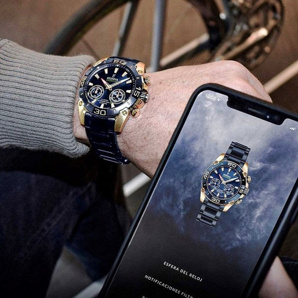 Festina Herreur Limited Edition DK 2021 sort gulddublé