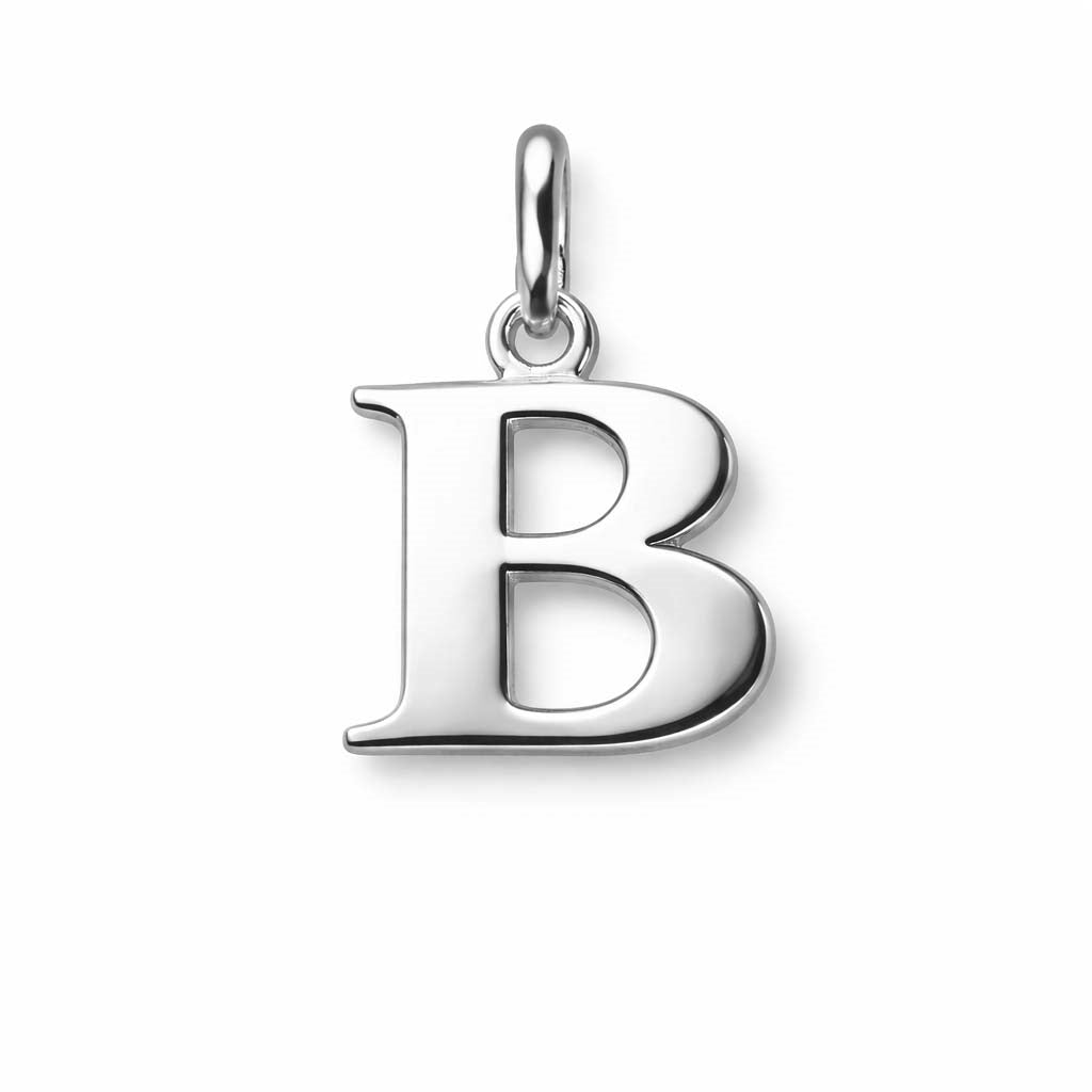 Bogstavvedhæng i sterlingsølv - Vælg bogstav