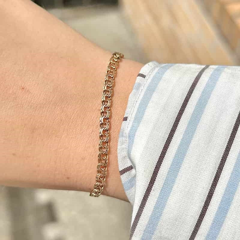 Bismark - Armbånd i 8kt. guld