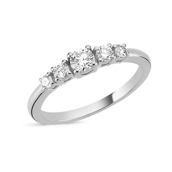 Nova diamantring i 14kt hvidguld 0,45ct | R1101 045