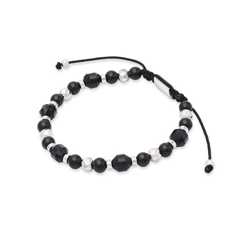 Rico's armbånd med perler i sort agat RC517S 3