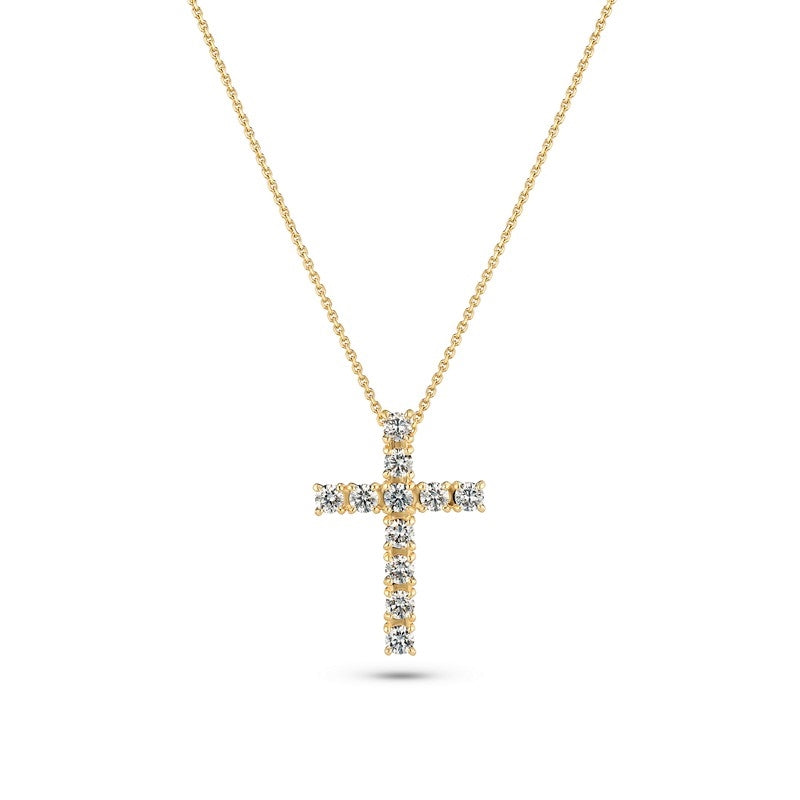 Alba Croce diamant halskæde 0,64ct i 14 kt guld Sif Jakobs