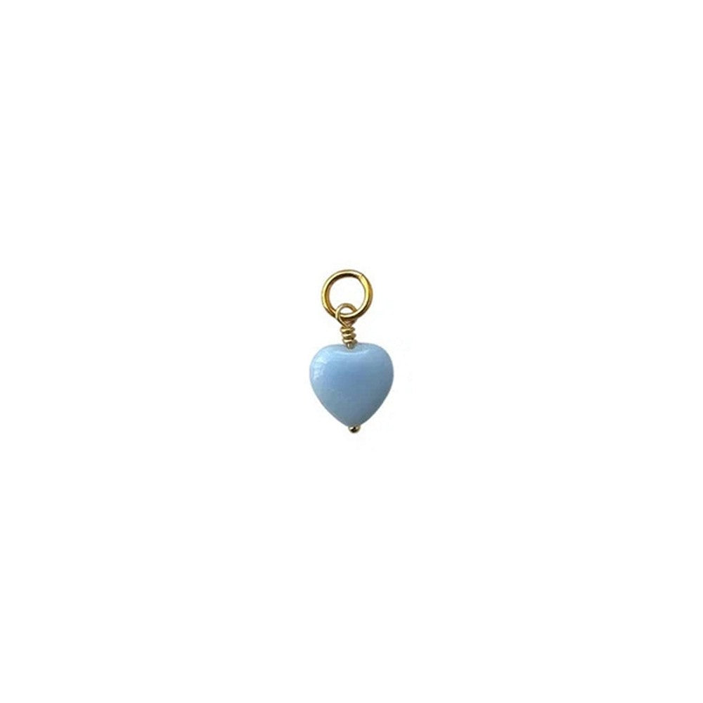 hjertevedhæng fra Pico Copenhagens Charm-kollektion i sky blue