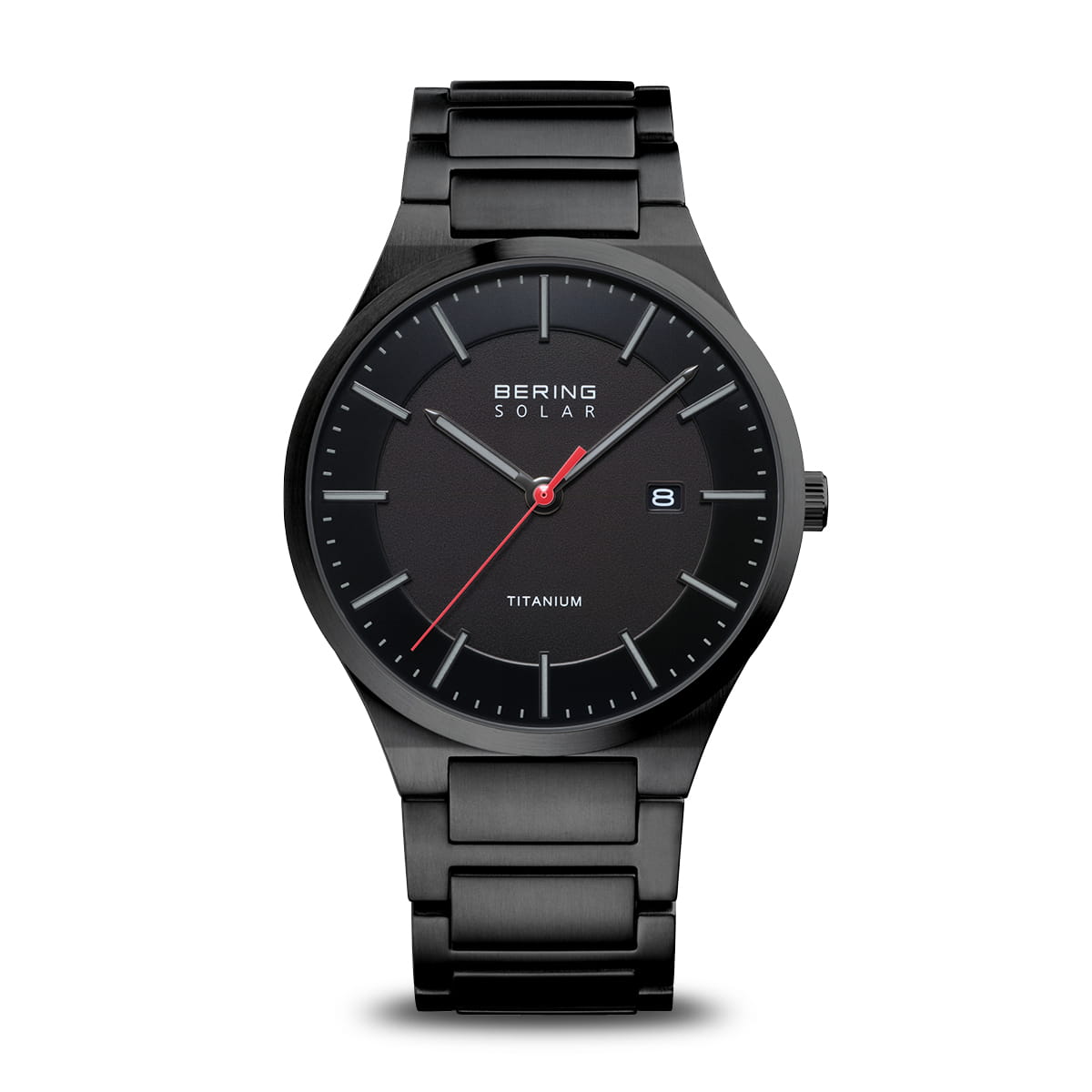BERING Titanium ur børstet sort 15239-722