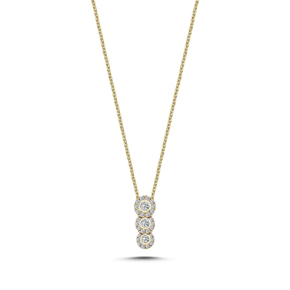 Dutchess diamant vedhæng i 14 kt guld V2450 028
