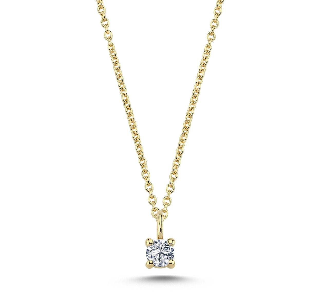 The One Diamant vedhæng i 14 kt. guld med 0,07 - 0,38 carat