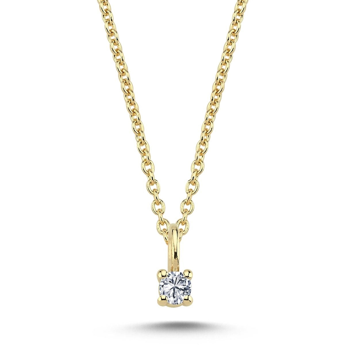The One Diamant vedhæng i 14 kt. guld med 0,07 - 0,38 carat