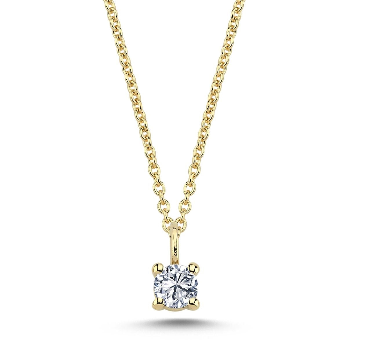 The One Diamant vedhæng i 14 kt. guld med 0,07 - 0,38 carat