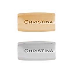 Christina Collect læder armbånd - Hvid