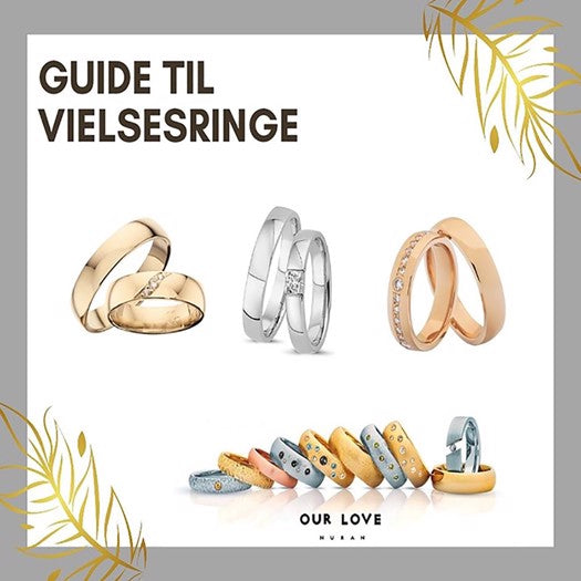 Guide til vielsesringe hos Guldcenter