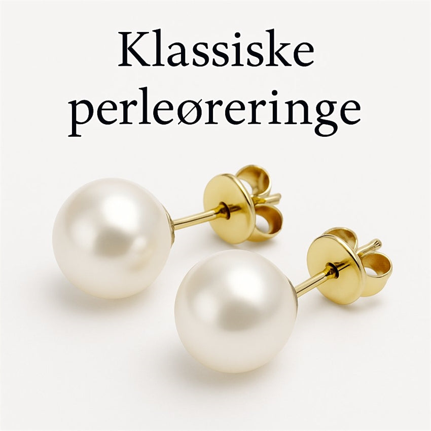 Klassiske perleøreringe