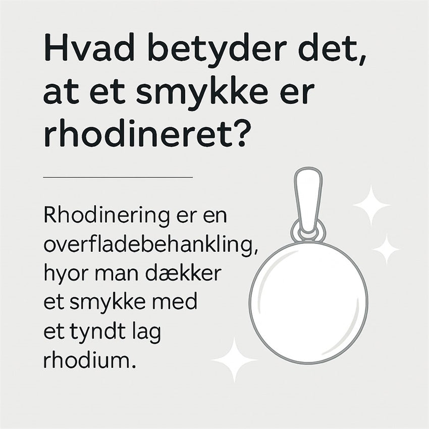 Hvad er rhodinering af smykker