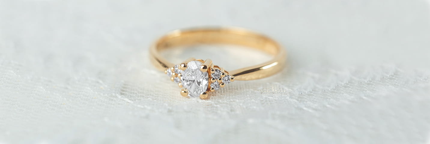 Eksklusive Diamantringe i guld og hvidguld