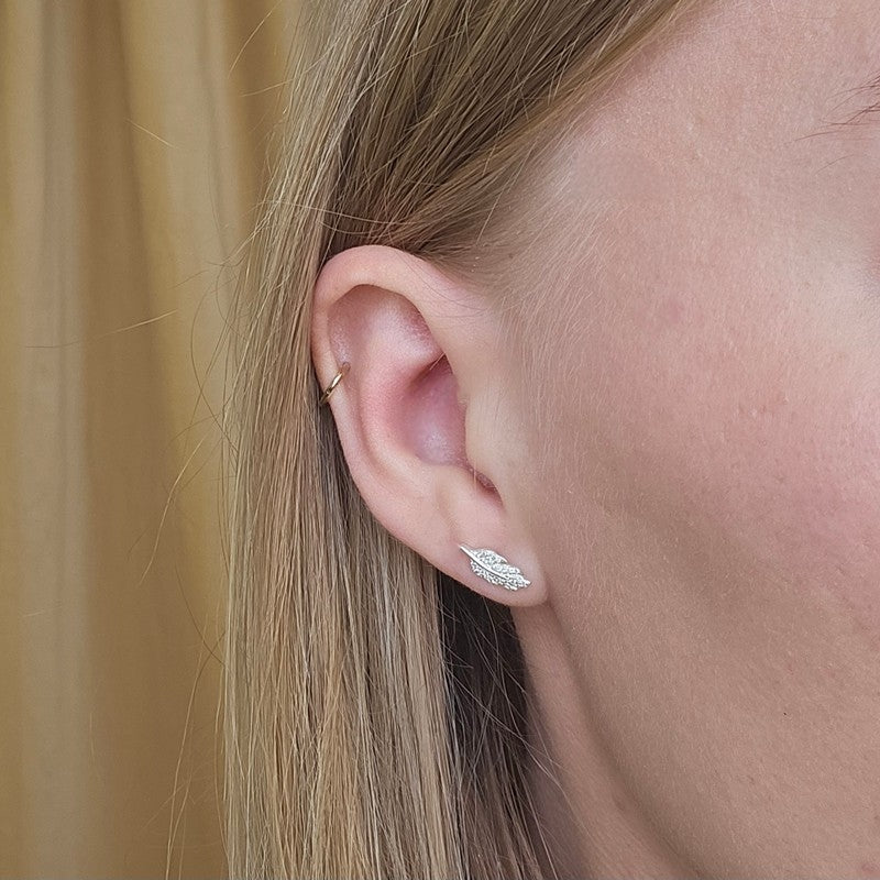 Aqua Dulce - Leona Earstuds i sterlingsølv