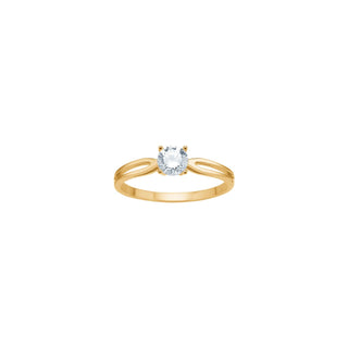 8kt guld ring med zirkonia af Siersbøl 10428760300